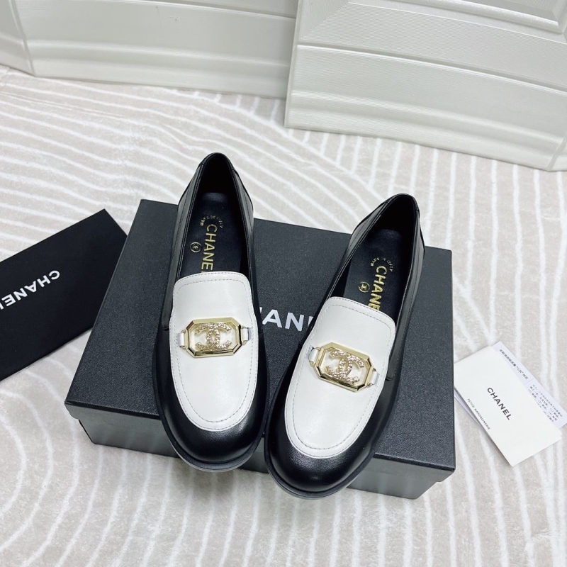 Ch*el leather shoes